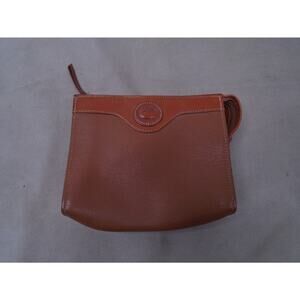 Dooney and Bourke Small Card Wallet Pebbled Brown Tan - Vintage